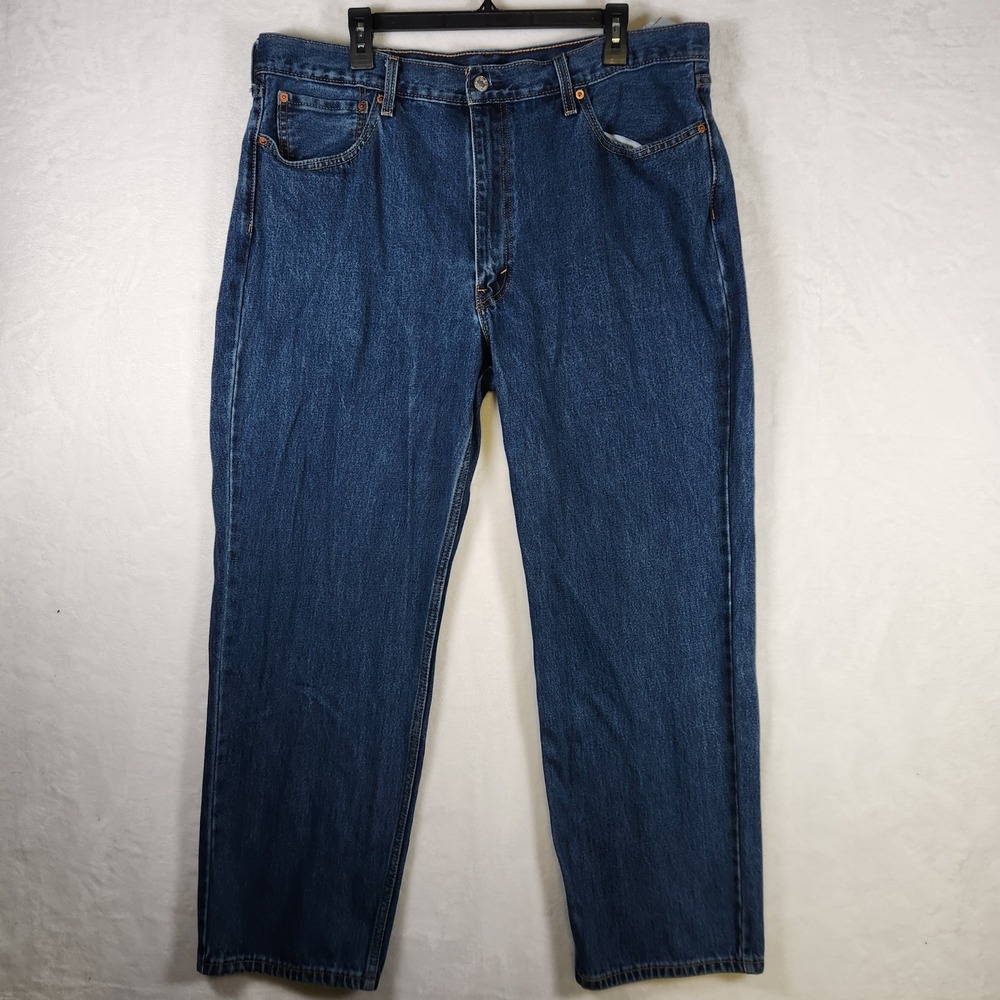 Levi's 550 Relaxed Fit Jeans Mens 40x30‎ Medium Wash Blue Denim Pants